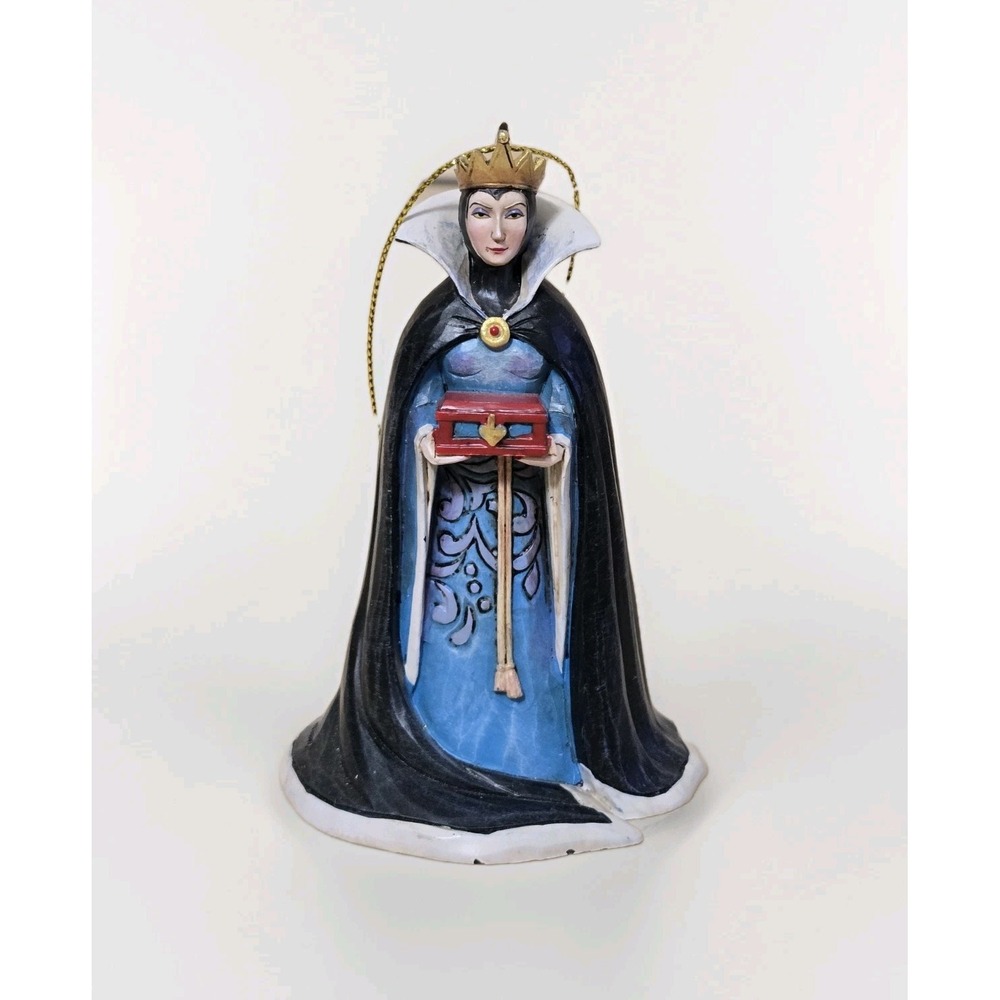 Jim Shore Disney Traditions Villains Ornament Set Hook Maleficent Cruella Queen